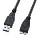 ����掠�ץ饤 USB3.0�ޥ����������֥�(A-MicroB)0.5m KU30-AMC05BK