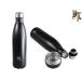 BLACK LEAF STAINLESS DRINKING BOTTLE черный leaf нержавеющая сталь do Lynn King бутылка Secret старт shu.. кейс 