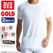 bvd BVD GOLD t рубашка 2 шт. комплект круглый вырез короткий рукав мужской нижнее белье хлопок 100% внутренний нижнее белье нижний одежда Be b.ti-