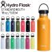  гидро flaskHydro Flask 18oz 532ml Standard Mouth нержавеющая сталь бутылка Fossil
