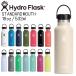  гидро flaskHydro Flask 18oz 532ml Standard Mouth нержавеющая сталь бутылка Oat