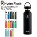  гидро flaskHydro Flask 21oz 621ml Standard Mouth нержавеющая сталь бутылка Black