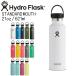  гидро flaskHydro Flask 21oz 621ml Standard Mouth нержавеющая сталь бутылка White