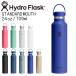  гидро flaskHydro Flask 24oz 709ml Standard Mouth нержавеющая сталь бутылка CapriBlue