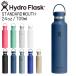  гидро flaskHydro Flask 24oz 709ml Standard Mouth нержавеющая сталь бутылка HaborBlue