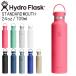  гидро flaskHydro Flask 24oz 709ml Standard Mouth нержавеющая сталь бутылка PopstarPink