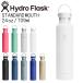  гидро flaskHydro Flask 24oz 709ml Standard Mouth нержавеющая сталь бутылка White