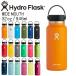  гидро flaskHydro Flask 32oz 946ml Wide Mouth нержавеющая сталь бутылка Clementine