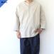HAVERSACK 40 пишущая машинка no color 8 минут рукав тянуть over рубашка 40/Typewriter No collar P/O Shirt (Light Gray)