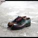 [Women's]Milton Keynes V chip кожа обувь V-tip Leather Shoes / Crazy pattern