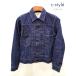 H121 [ популярный ] Brocantebro can to Denim жакет 2 индиго тонкий женский | *