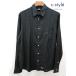 P577 [ популярный ] 430 FOURTHIRTY four sa-ti рубашка с длинным рукавом 1 черный L/S SOFFY SHIRTS 21-004 | *