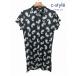 [ популярный ] 1PIU1UGUALE3unopiuunoug.-retore One-piece II черный peiz Lee рисунок GOLF GST184 женский | * Q018