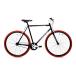  трековый велосипед велосипед kent Kent Thruster 700C Men's Fixie Bike, Black/Red
