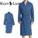 [SALE 30%OFF] Polo Ralph Lauren мужской хлопок купальный халат Night свободная домашняя одежда салон одежда проверка голубой POLO RALPH LAUREN r171-check