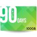 [ with translation * limited amount sale ]~ communication period 2023/1/31 therefore cheap on sale ~plipeidoSIM card 90 day 100GB plan [M plan ] period inside using cut . plan Japan domestic for 
