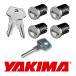 [YAKIMA genuine products ]yakima all-purpose SKS lock core 4 piece / key cylinder 8007204
