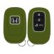  силикон ключ покрытие дистанционный ключ покрытие дистанционный пульт покрытие чехол для ключей оливковый зеленый Honda N-BOX|ZR-V| Step WGN | Vezel и т.п. универсальный 