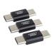 Type-C изменение удлинение трансляция адаптер 3 шт. комплект USB 3.1 MAX 65W USB C модель C мужской - мужской данные пересылка маленький размер compact 