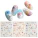  морской наклейки на ногти наклейки на ногти море ногти русалка ногти Nailparts собственный ногти гель ногти лето вмятина выпуклость цельный 3 листов Kirakira прикленить встроен незначительный наклейка 