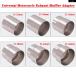  параллель импортные товары мотоцикл выхлоп адаптор ECSAPE MOTO 51MM из 52MM 54MM 56MM 58MM 62MM 64MM muffler труба подключение rete.-sa-