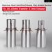  параллель импортные товары мотоцикл muffler выхлоп центр часть 28-45MM адаптор 51MM выхлоп часть не поломка . установка 