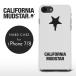 [ специальный цена!]kyaru Wing оригинал California грязь Star смартфон кейс L модель iPhone7/8 жесткий чехол 