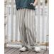 [CAMBIO( can bio)]Stripe Wide Straight Pants широкий распорка брюки (CAM26SS-020)