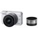 Canon ߥ顼쥹㥫 EOS M10 ֥󥺥å(ۥ磻) EF-M15-45mm F3.5-6.3 IS STM EF-M22