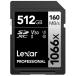 [ почтовая доставка ]Lexarre kissa -Professional 1066x SDXC UHS-I карта 512GB LSD1066512G-BNNNJ[ стандартный товар ]