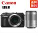 �L���m�� Canon EOS M �u���b�N�{�f�B EF-M 55-200mm �V���o�[ �]�� �����Y�Z�b�g �~���[���X��� �J���� ����