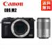 �L���m�� Canon EOS M2 �u���b�N�{�f�B EF-M 55-200mm �V���o�[ �]�� �����Y�Z�b�g �~���[���X��� �J���� ����