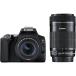 Lm Canon EOS Kiss X10 EF-S 18-55mm STM EF-S 55-250mm STM _uY[YLbg U␳ fW^჌t J 