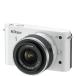  Nikon Nikon 1 J1 линзы комплект белый беззеркальный объектив б/у 