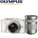 �I�����p�X OLYMPUS PEN E-PL10 �_�u�������Y�L�b�g �z���C�g �~���[���X ��჌�t �J���� ����