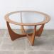 [ free shipping ][65634]G-PLAN astro circular table Vintage Britain ji- plan Astro modern glass coffee table runner table 