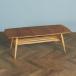 [ free shipping ][74674]ercol Vintage coffee table Britain a- call L m natural wood rack attaching center table living table England 