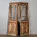  Британия античный обе открытие металлический .. дерево дверь 2 позиций комплект IZ94267E* окно автомобиль Be из дерева . материал двери bro can toDIY магазин дверь дисплей стекло #94267