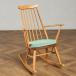  стул * диван Англия L ma- call ERCOL Vintage Gold Smith кресло-качалка голубой этикетка Британия стул дешево приятный стул .. стул из дерева чистота #99370
