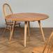  стол Англия L ma- call ERCOL Vintage бабочка стол голубой этикетка бабочка Британия Drop leaf повышение . длина тип обеденный #99377