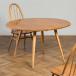  стол Англия L ma- call ERCOL Vintage бабочка стол голубой этикетка бабочка Британия Drop leaf повышение . длина тип обеденный #99378