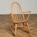  стул * диван Англия L ma- call ERCOL Vintage ke- машина кресло-качалка Британия дешево приятный .. стул Cafe из дерева натуральное дерево бук #99550
