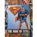  Супермен man *ob* Steel жестяная пластина табличка # american смешанные товары America смешанные товары 