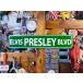 [ L vi s* Press Lee большой в соответствии ] Street автограф ELVIS PRESLEY BLVD # american смешанные товары America смешанные товары 