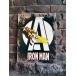 ma- bell Ironman retro комикс жестяная пластина табличка (A) # american смешанные товары America смешанные товары 