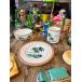  Hawaiian pa-m tree plate & миска & кружка (3 позиций комплект ) cocos nucifera. дерево # american смешанные товары America смешанные товары 