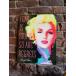  Marilyn * Monroe жестяная пластина табличка (FEAR IS STUPID, SO ARE REGRETS) # american смешанные товары America смешанные товары 