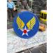 U.S. военно-воздушные силы Classic Logo милитари нашивка ( раунд / диаметр 8cm) # american смешанные товары America смешанные товары 