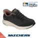  Skechers женский 150419 BLK черный туфли без застежки SKECHERS Leopard slip in zCONTOUR FOAM-LEOPARD DREAM стрейч гонки стеганое полотно 