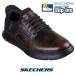 Skechers SKECHERS 205046-dkbr темно-коричневый мужской Slipins slip in zGarza Gervin бизнес работа casual "свободные руки" 